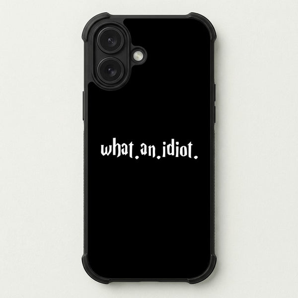 What An Idiot Phone Case — Bumper case