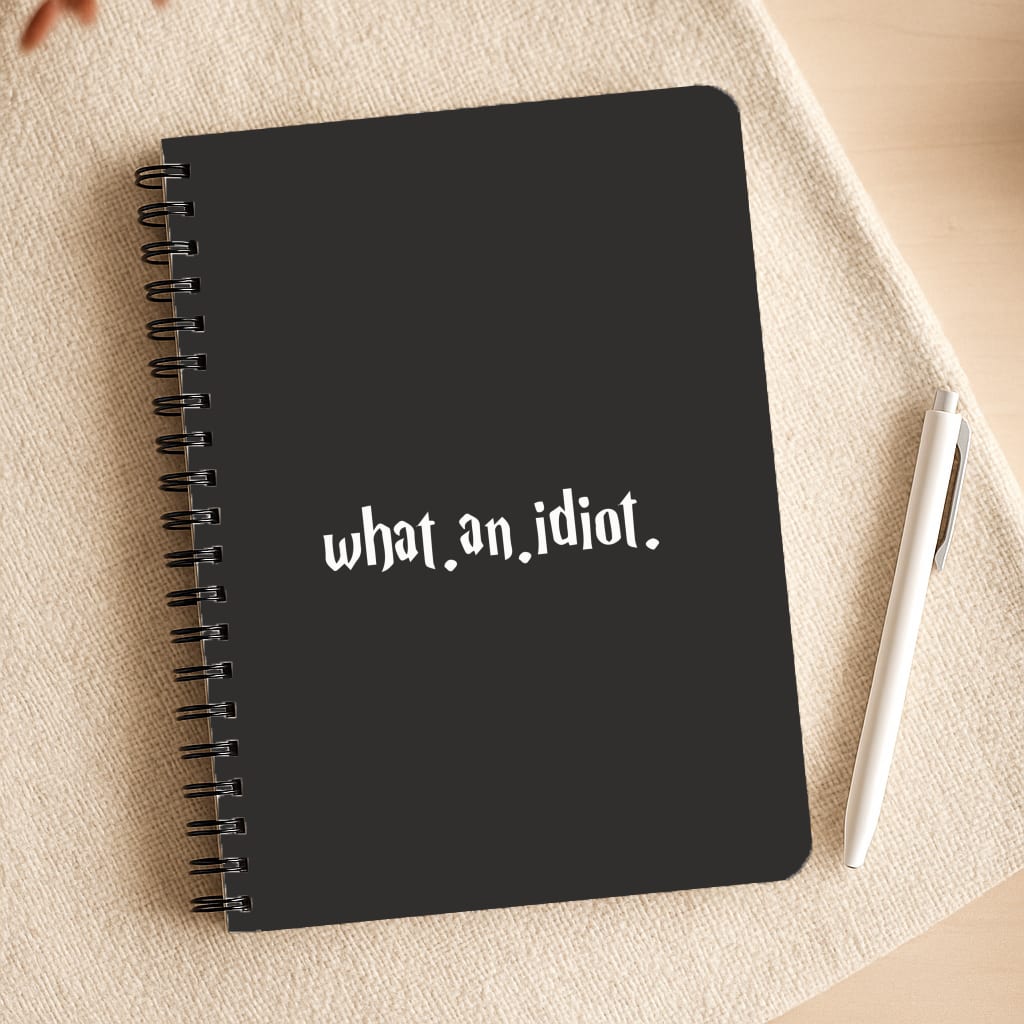 What An Idiot Notepad