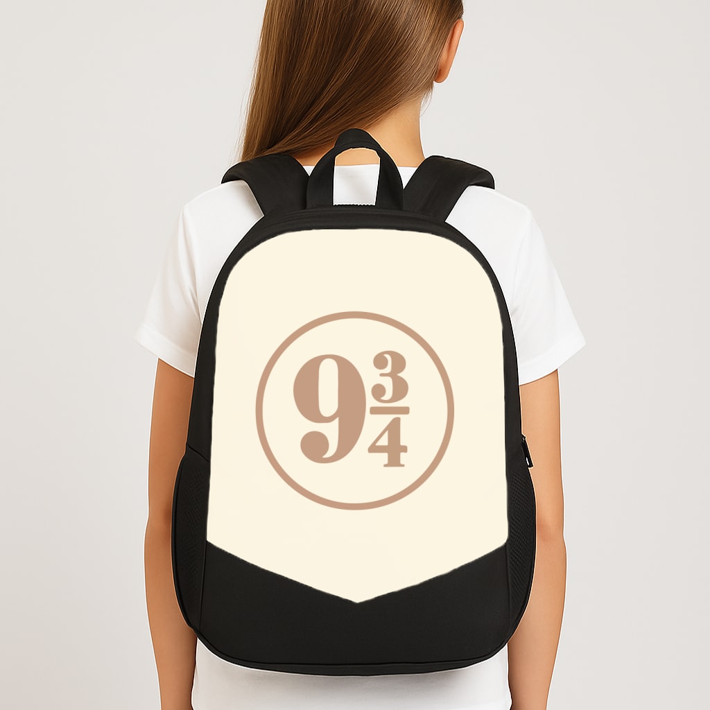 Platform Nine And Three Quaters Large School Bag