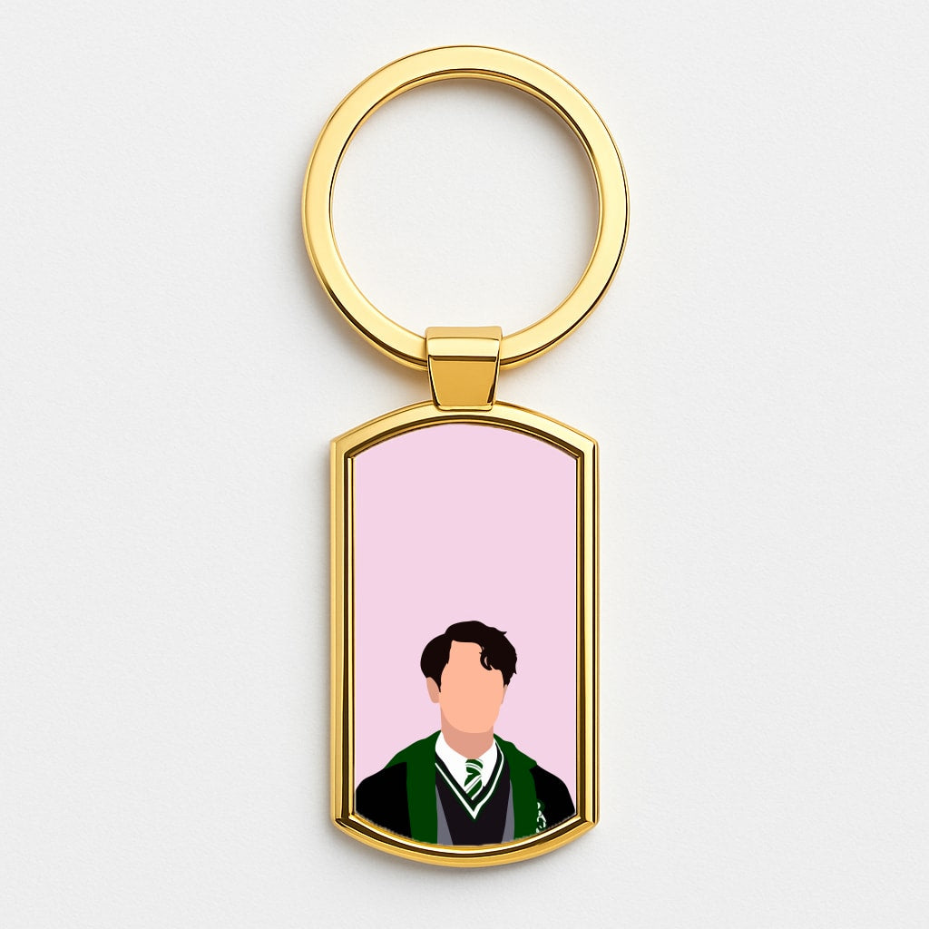 Tom Riddle Gold Keyring