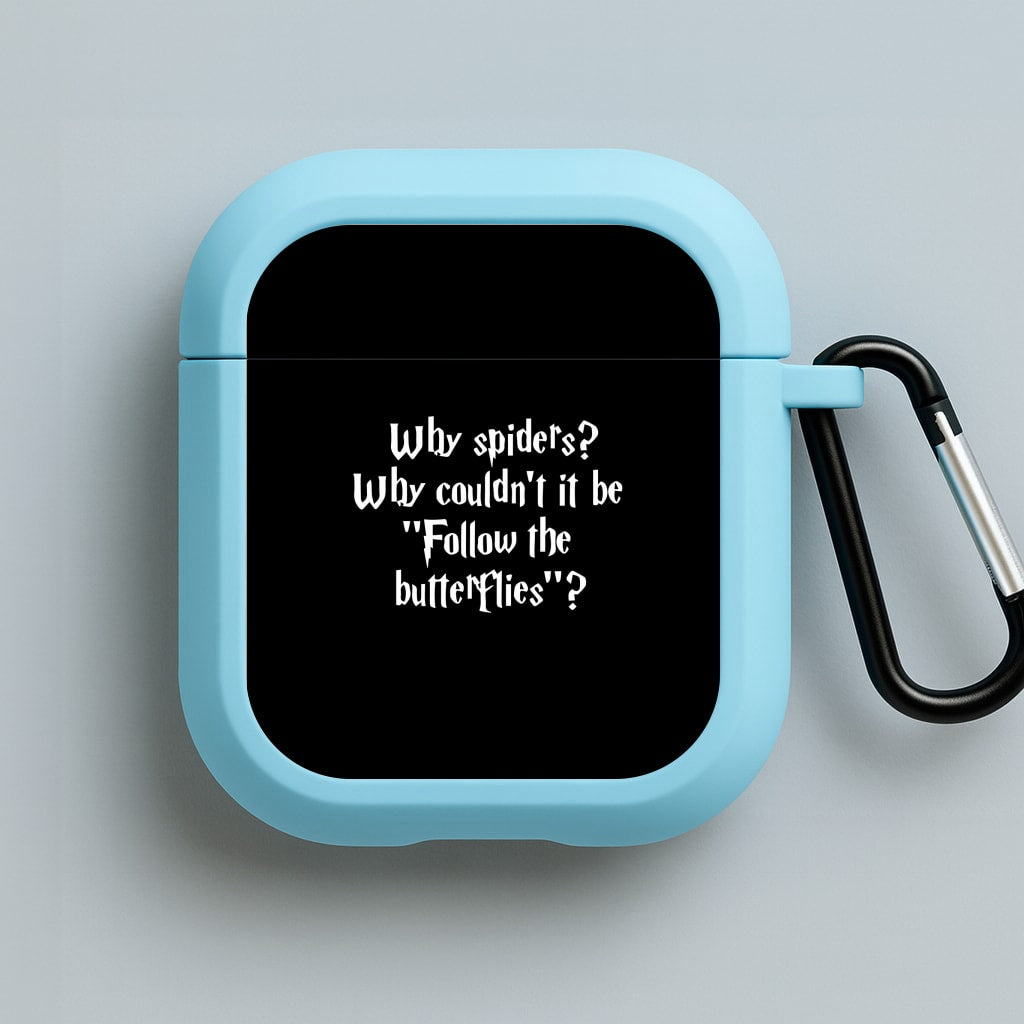 Why Spiders Blue AirPods Case
