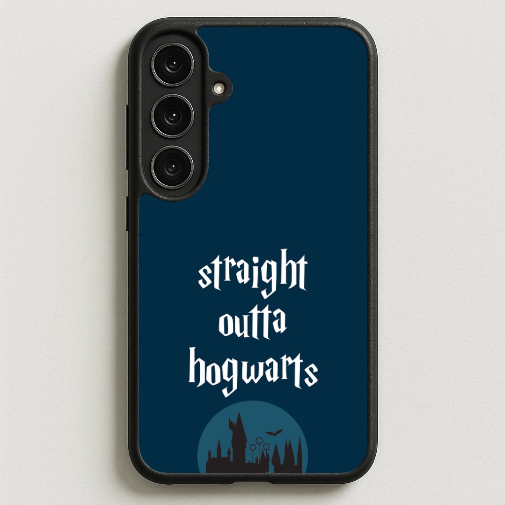 Straight Outta Hogwarts Phone Case for Galaxy S25FE