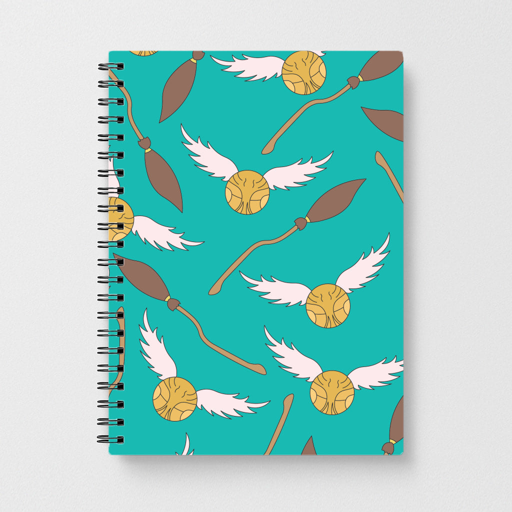 Quidditch Pattern - Harry Potter Notebook