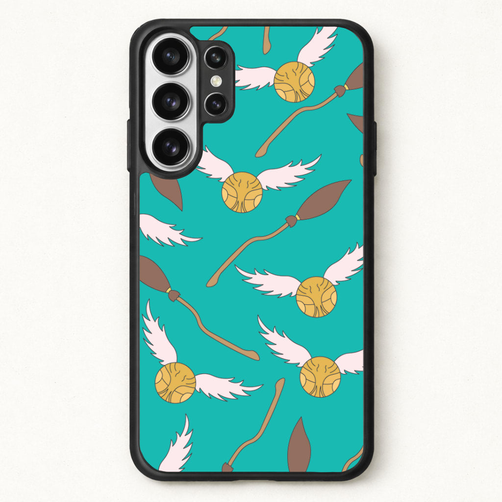 Quidditch Pattern - Harry Potter Phone Case for Galaxy S26 Ultra