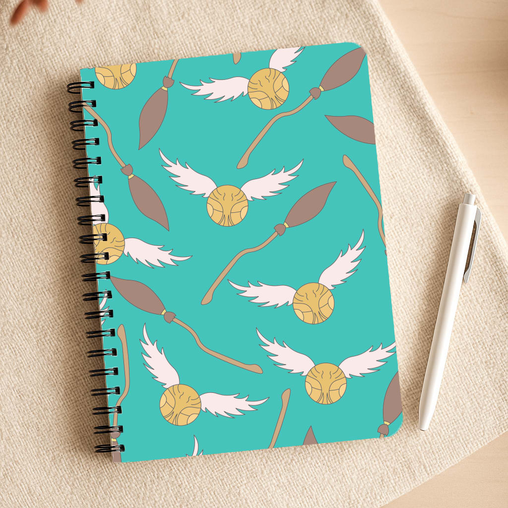 Quidditch Pattern - Harry Potter Notepad