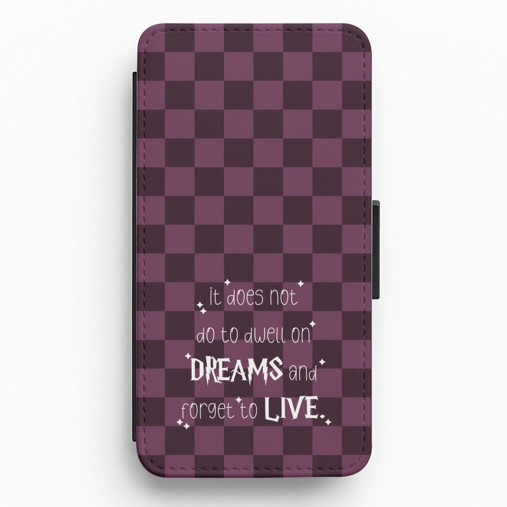 It Does Not To Dwell Flip / Wallet Phone Case
