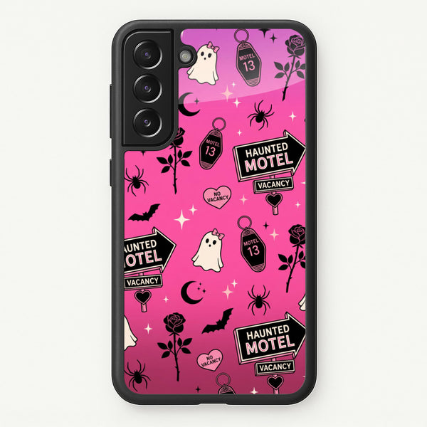Haunted Motel Pink Phone Case - Galaxy S22 Plus / Standard