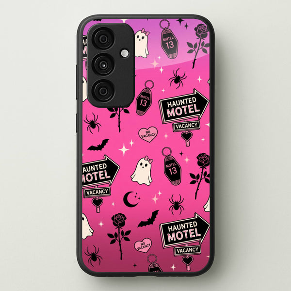 Haunted Motel Pink Phone Case - Galaxy A55 / Standard