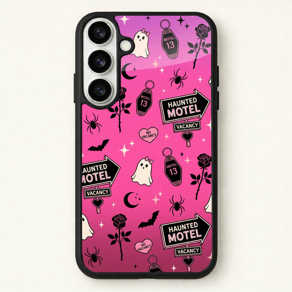 Haunted Motel Pink Phone Case - Galaxy S26 / Standard