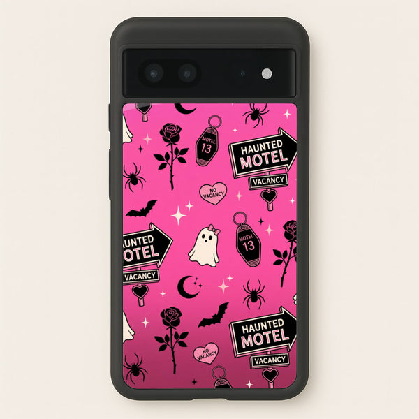 Haunted Motel Pink Phone Case - Google Pixel 7 / Standard