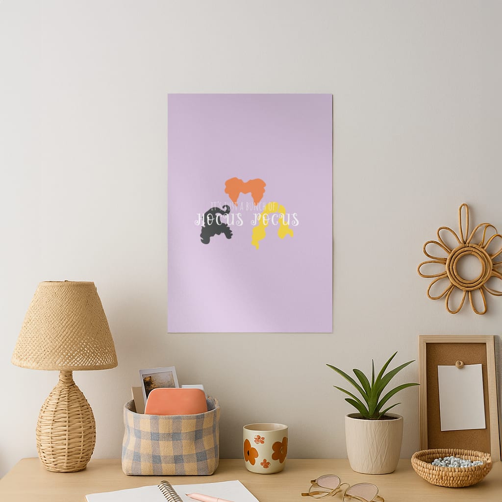 Hocus Halloween Time - Hocus Halloween Art Print