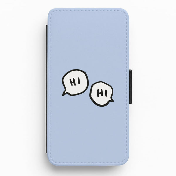 Hi Hi - Heart TV Flip / Wallet Phone Case