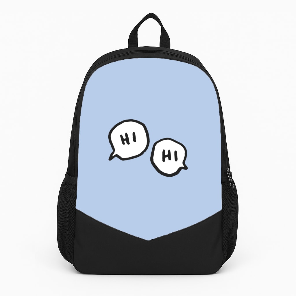 Hi Hi - Heart TV Large Backpack