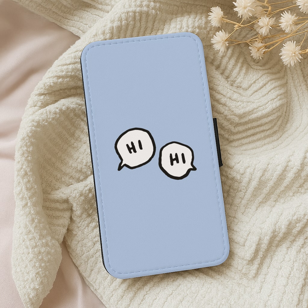 Hi Hi - Heart TV Wallet Phone Case
