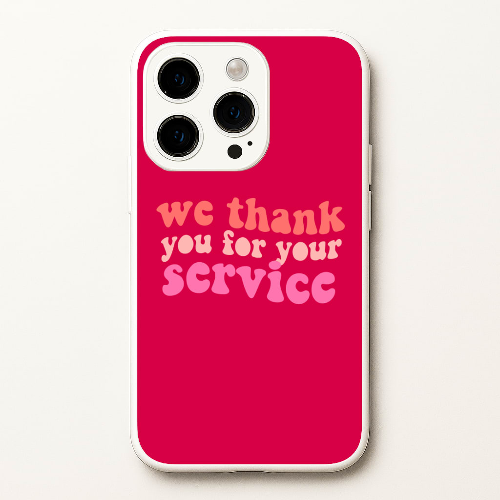 We Thank You For Your Service - Heart TV - Heartstopper Phone Case for iPhone 14 Pro