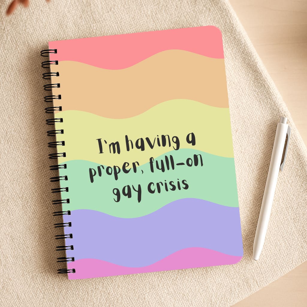 Gay Crisis - Heart TV Notepad