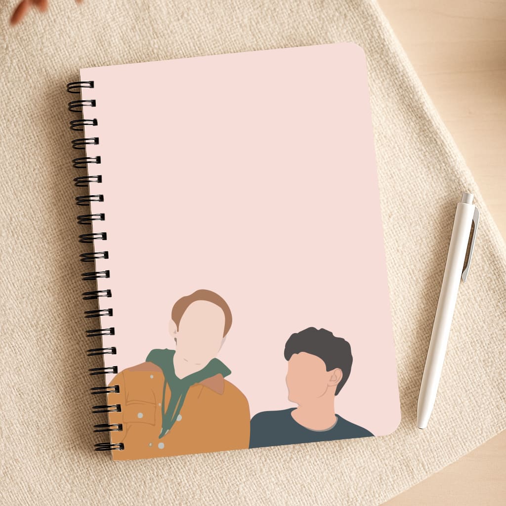 Nick And Charlie - Heart TV Notepad