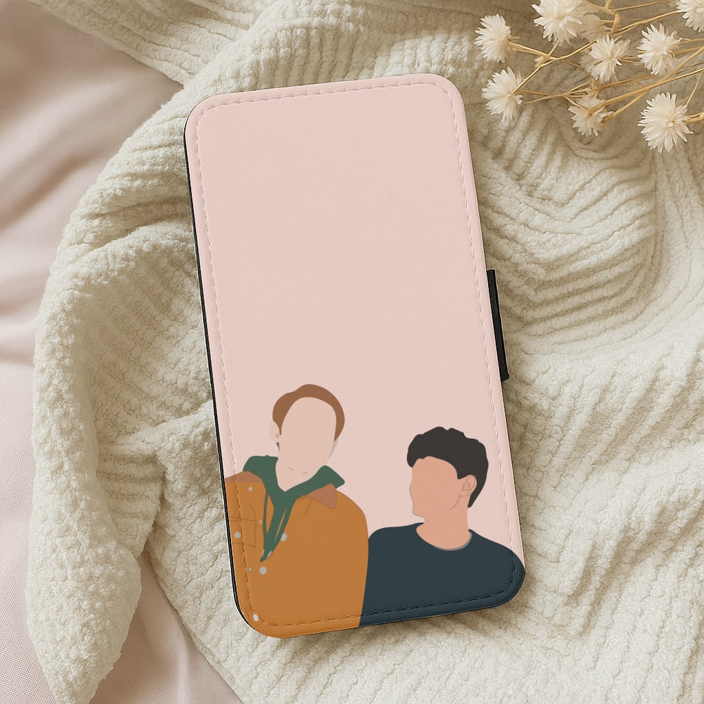 Nick And Charlie - Heart TV Wallet Phone Case