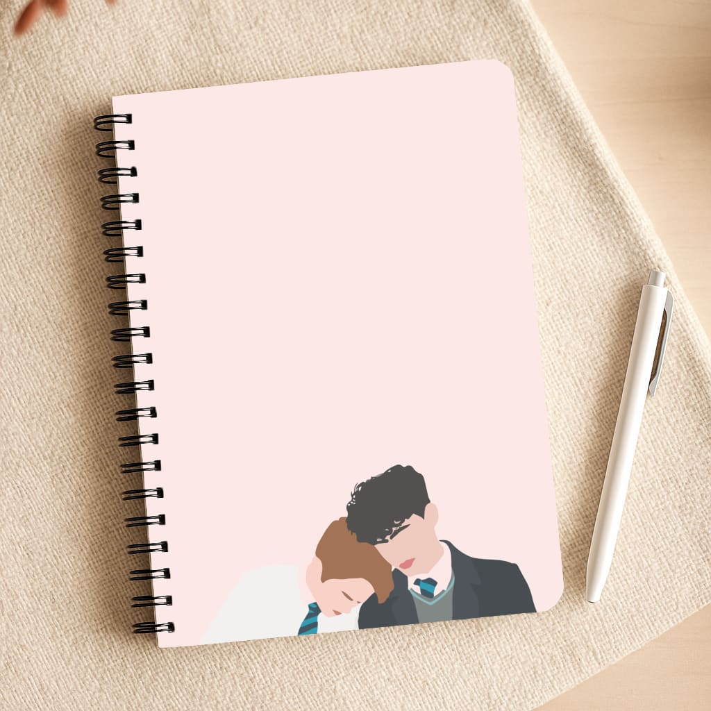 Nick And Charlie School Clothes - Heart TV Notepad