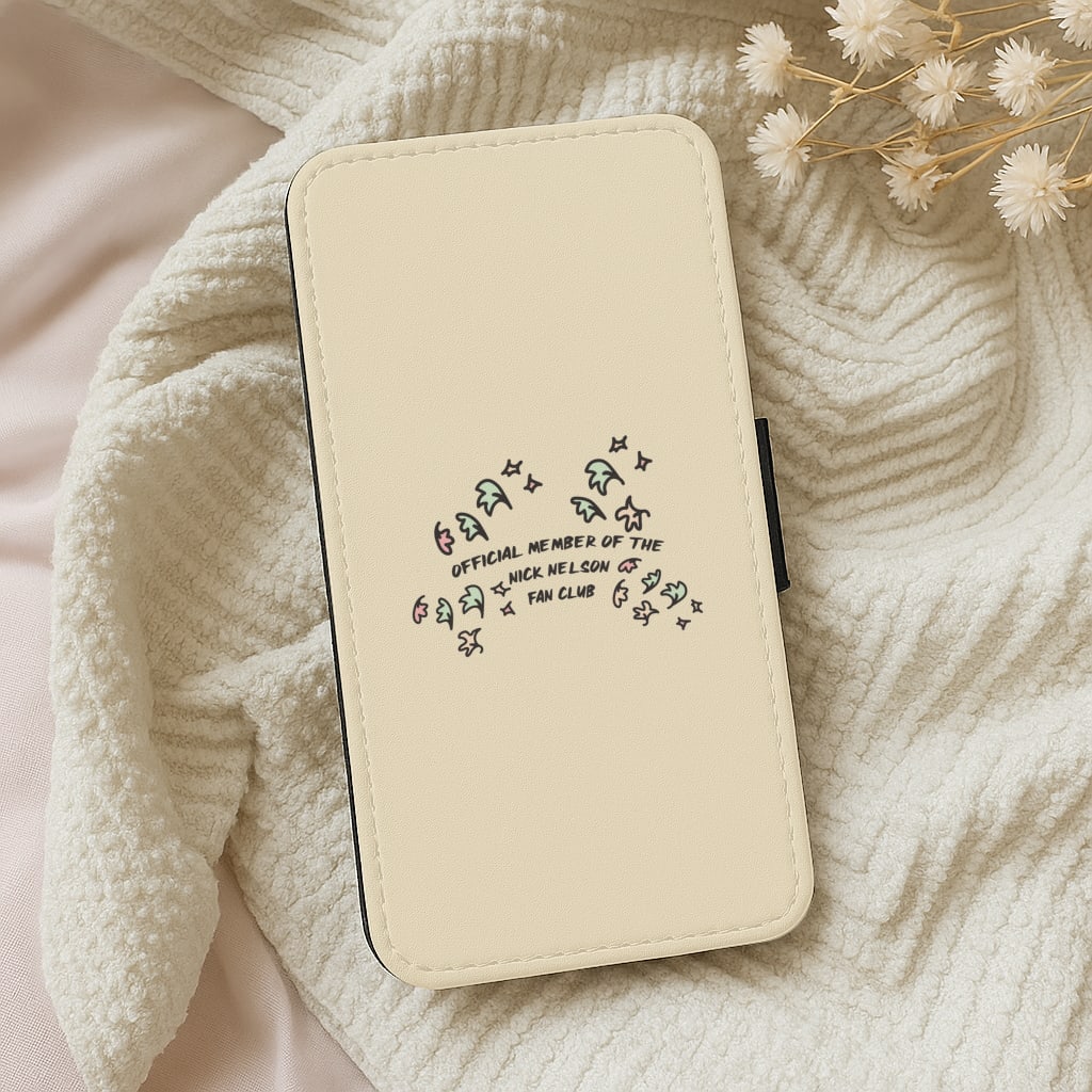 Official Member Of The Nick Nelson Fan Club - Heart TV Wallet Phone Case