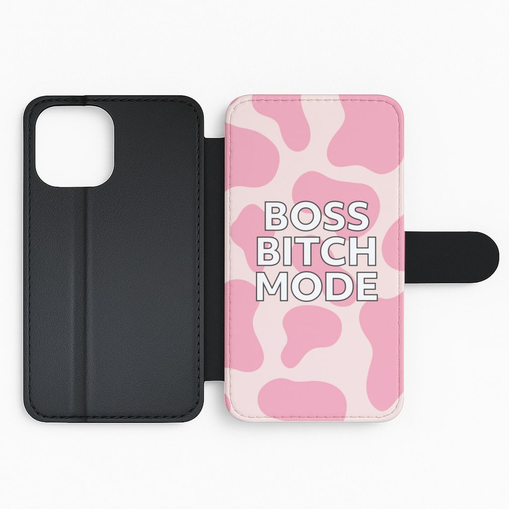 Boss Bitch Mode Flip Phone Case