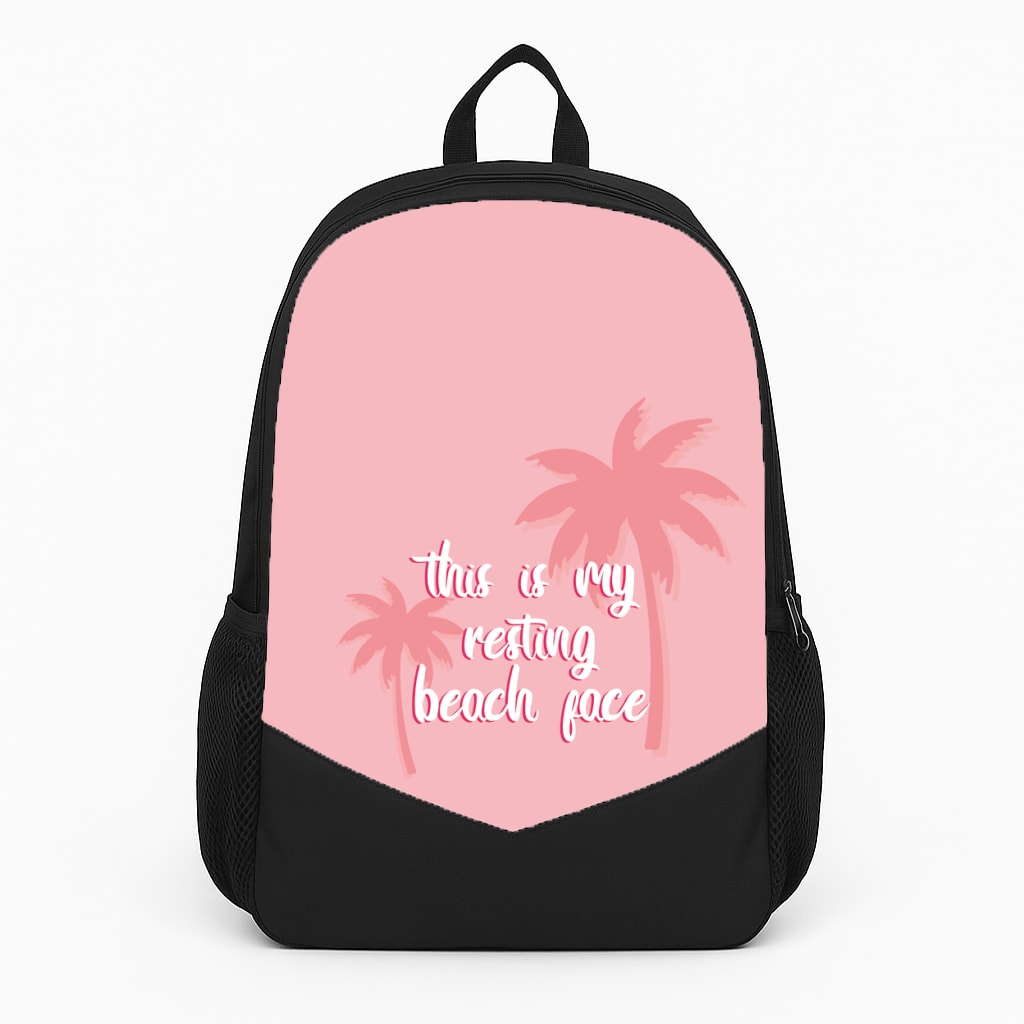 This Is My Resting Beach Face - Summer Quotes Backpack