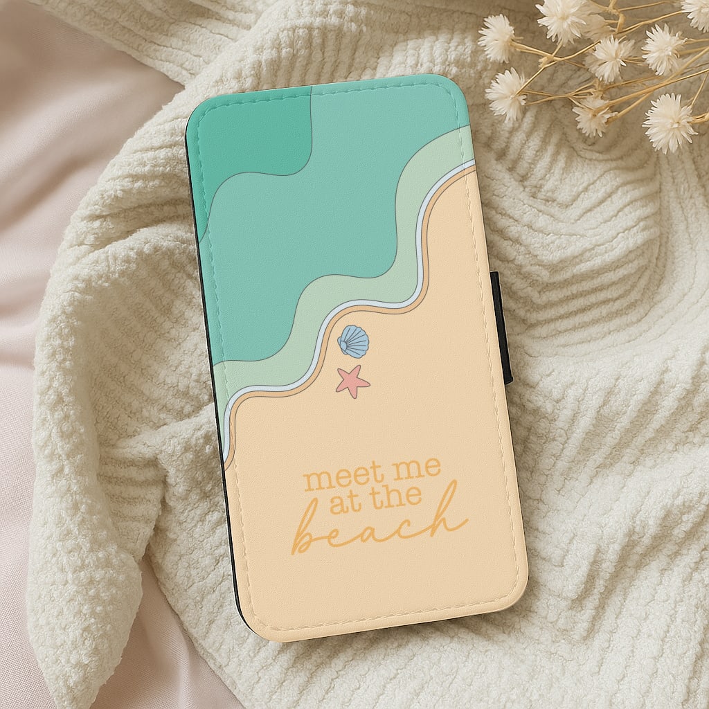 Meet Me At The Beach - Summer Wallet Phone Case