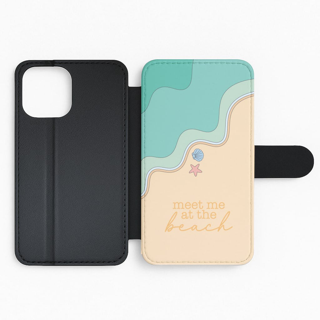 Meet Me At The Beach - Summer Flip Phone Case