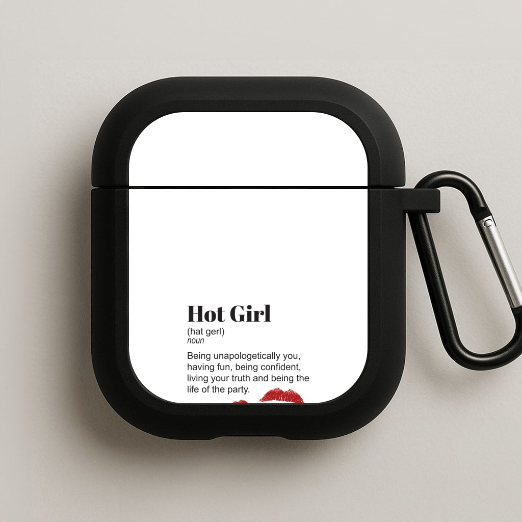 Hot Girl Dictionary Definition AirPods Case