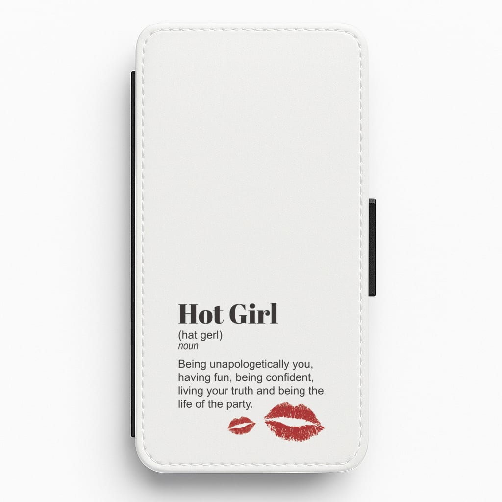 Hot Girl Dictionary Definition Flip / Wallet Phone Case