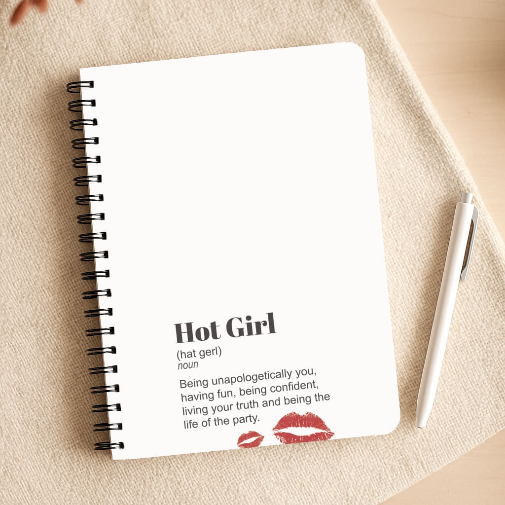 Hot Girl Dictionary Definition Notepad