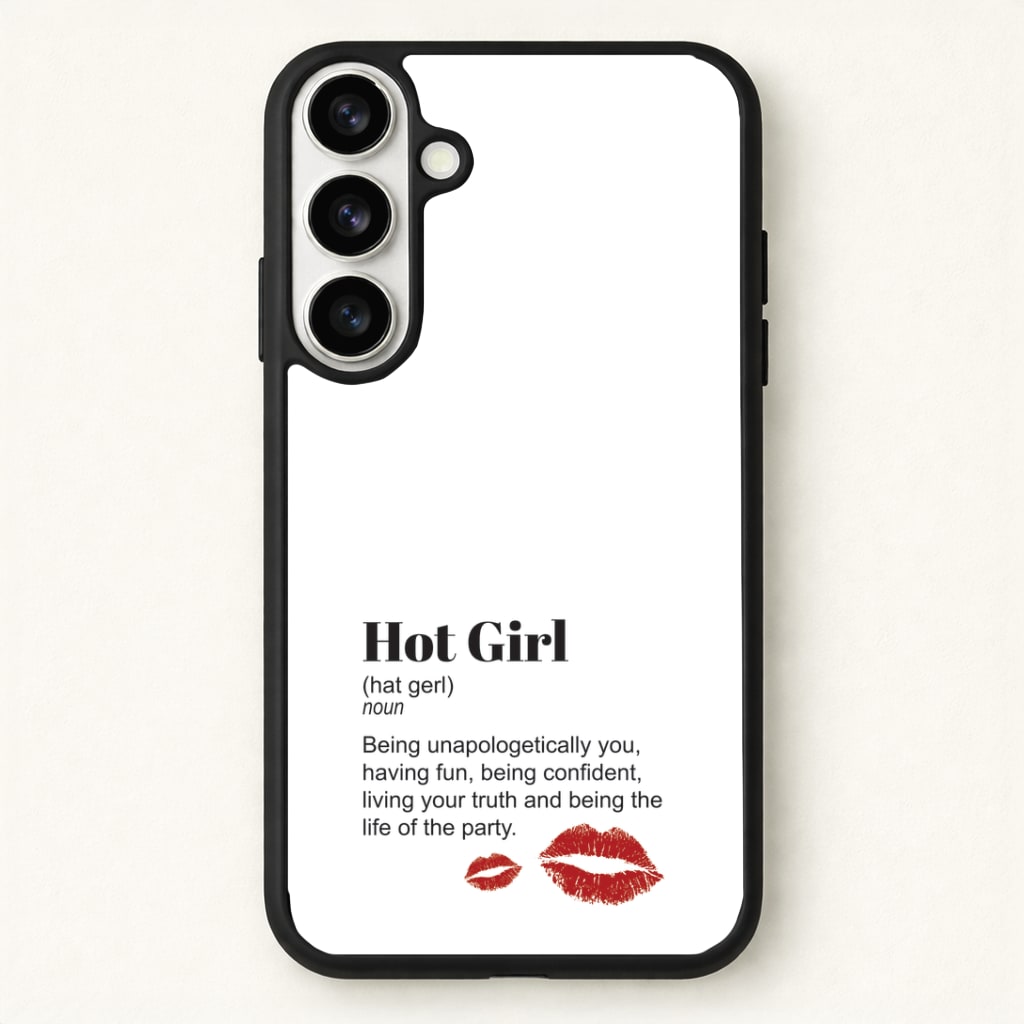 Hot Girl Dictionary Definition Phone Case for Galaxy S26