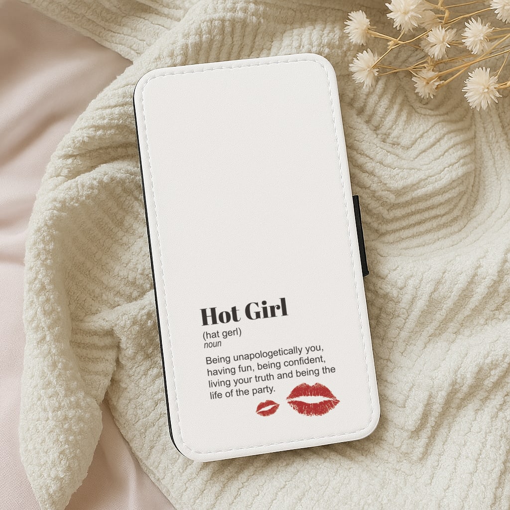 Hot Girl Dictionary Definition Wallet Phone Case