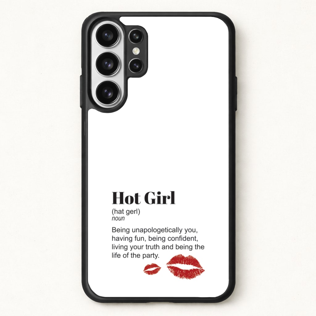 Hot Girl Dictionary Definition Phone Case for Galaxy S26 Ultra