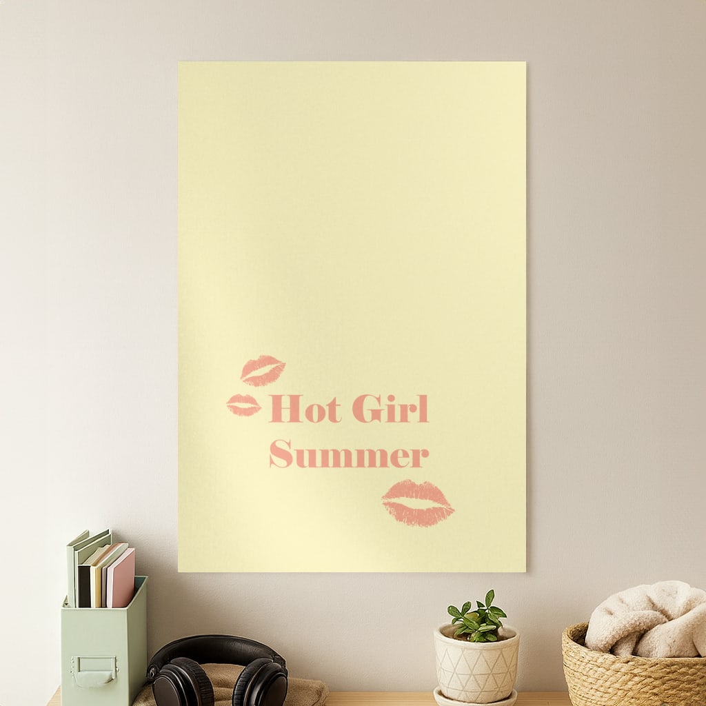 Hot Girl Summer Kisses Poster