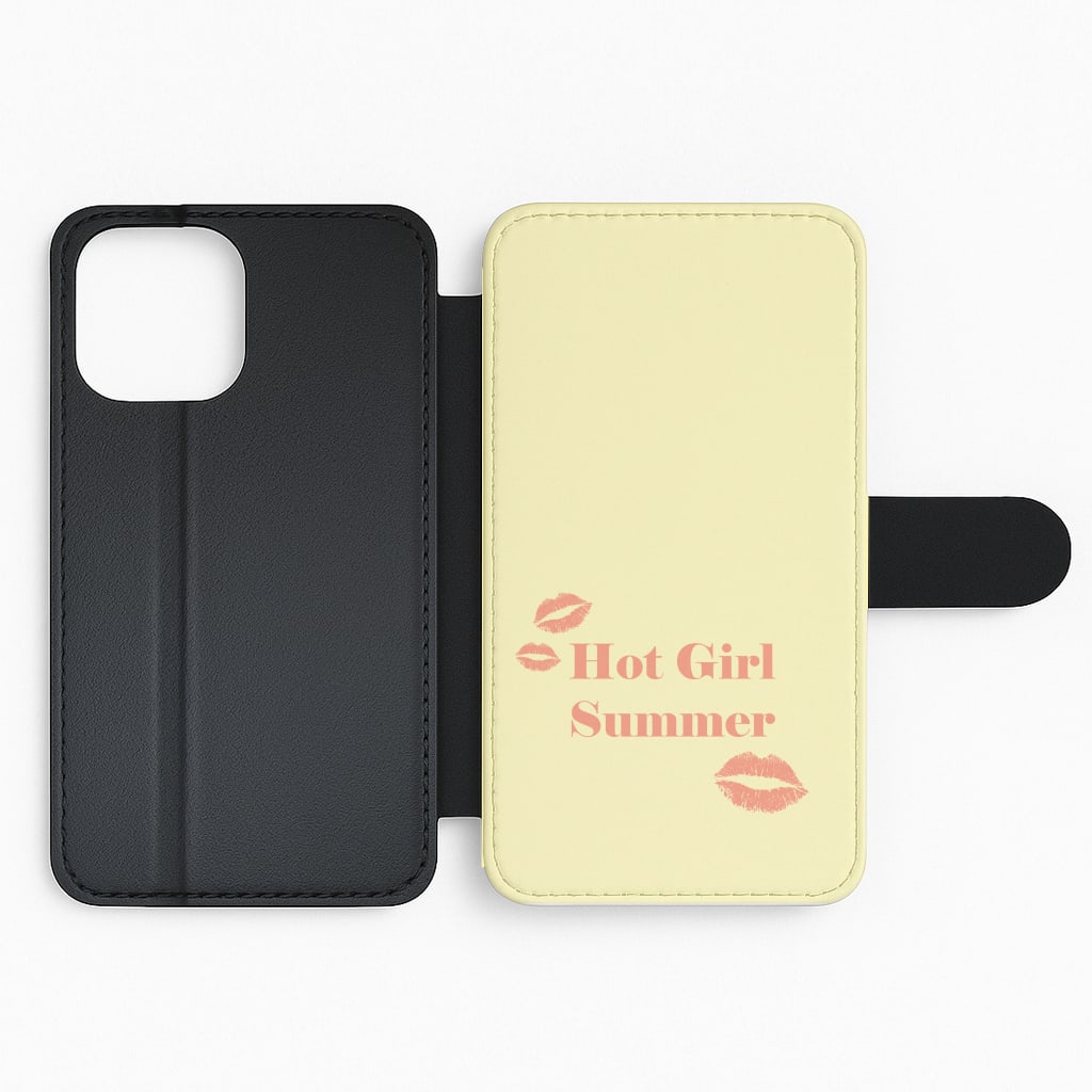 Hot Girl Summer Kisses Flip Phone Case