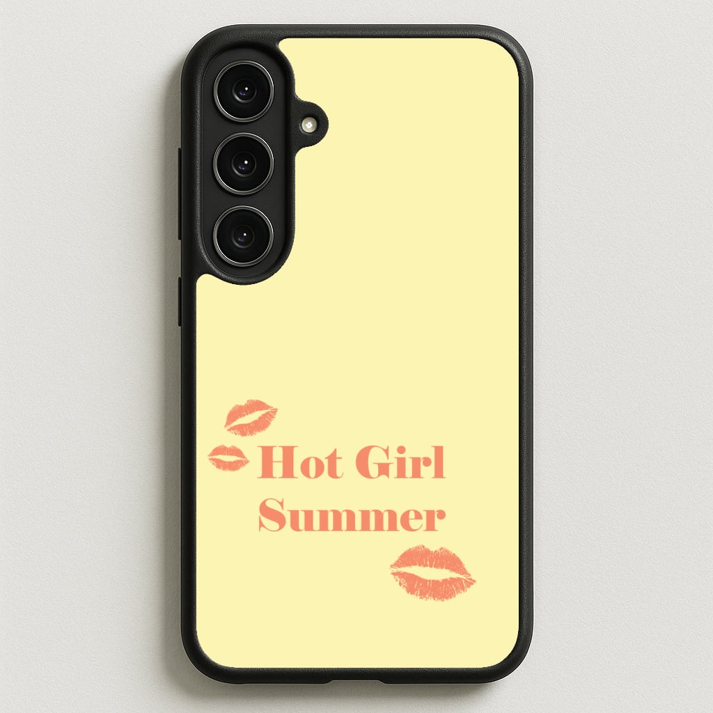 Hot Girl Summer Kisses Phone Case for Galaxy S25FE