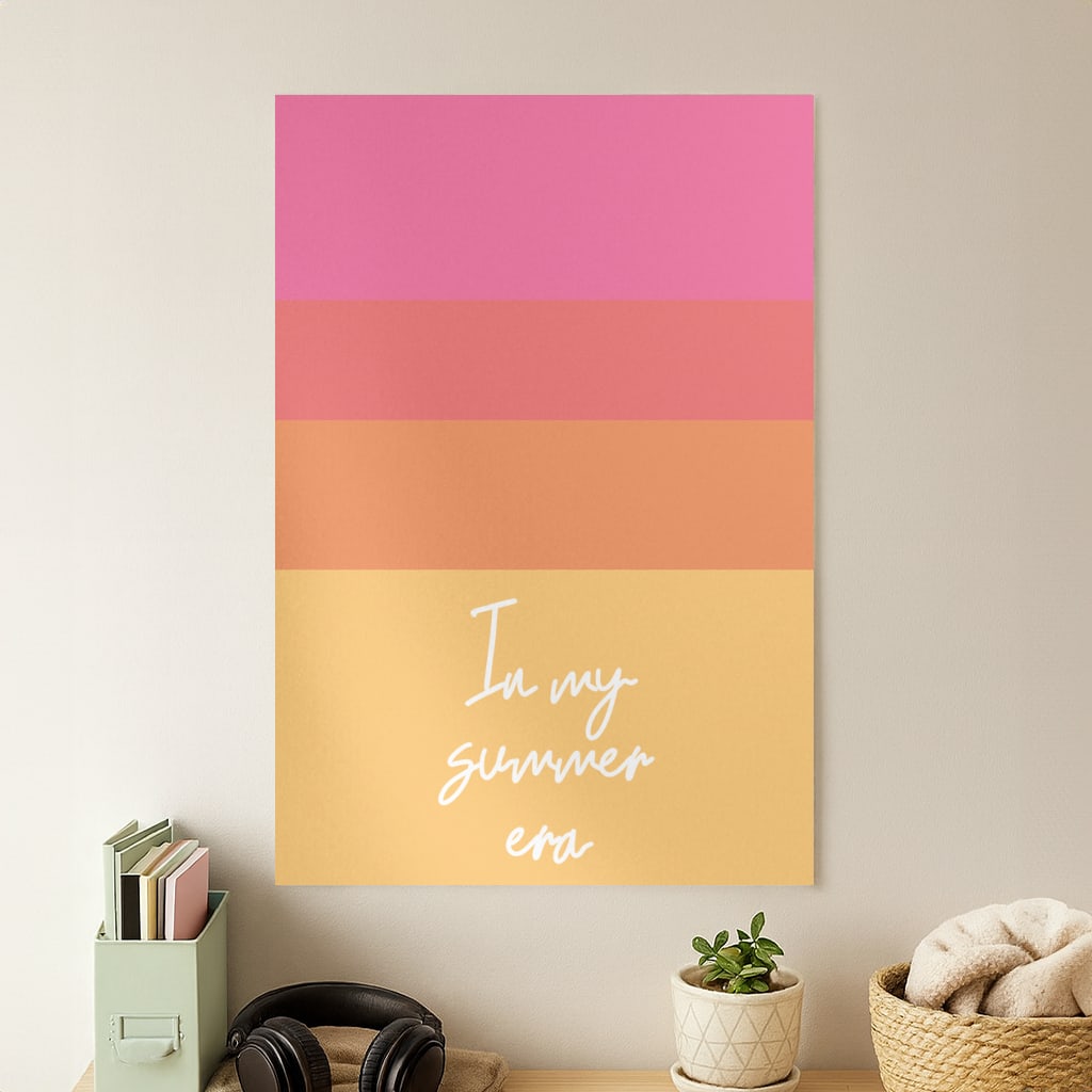 In My Summer Era Ombre Poster