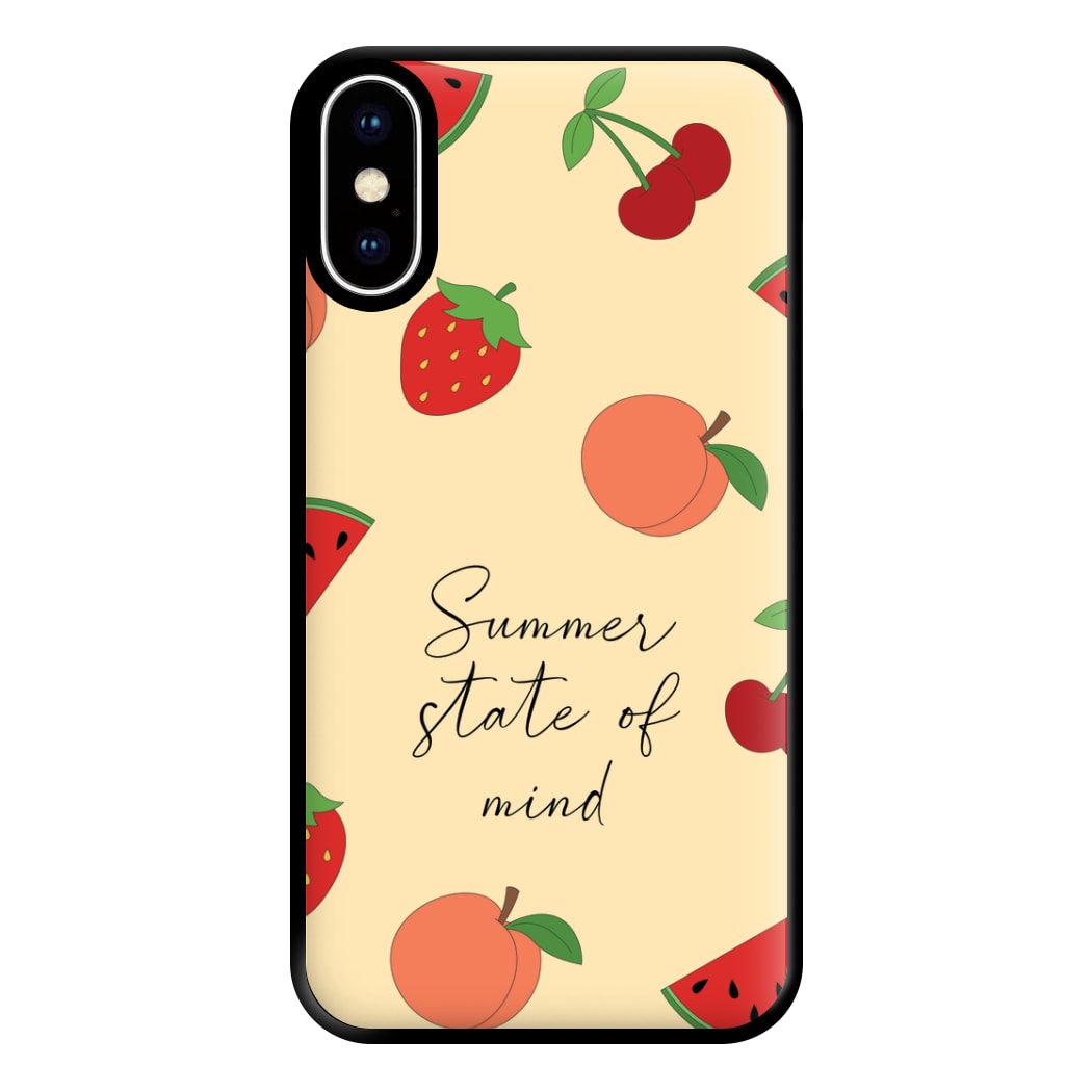 Summer State Of Mind Fruits Pattern Phone Case for iPhone XS Max