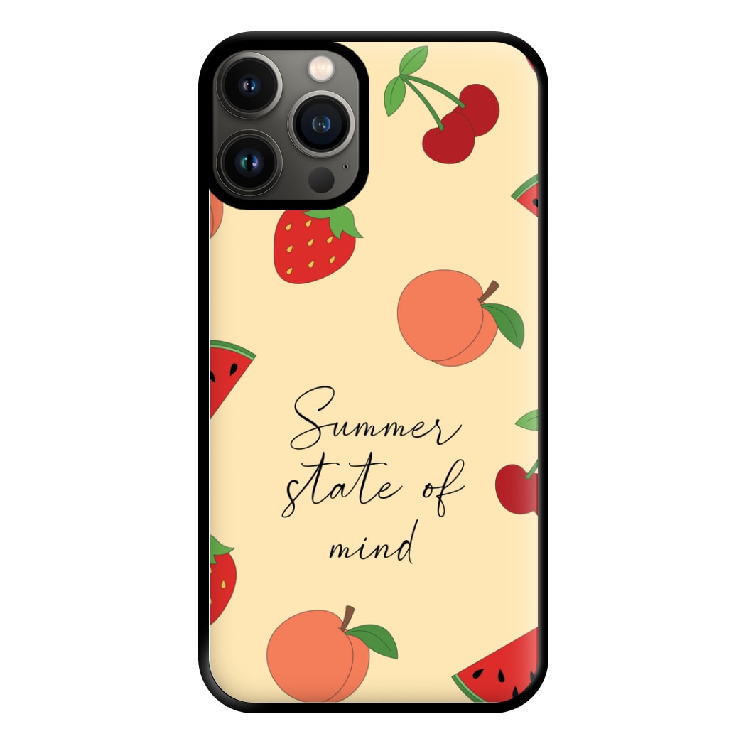 Summer State Of Mind Fruits Pattern Phone Case for iPhone 13 Pro Max