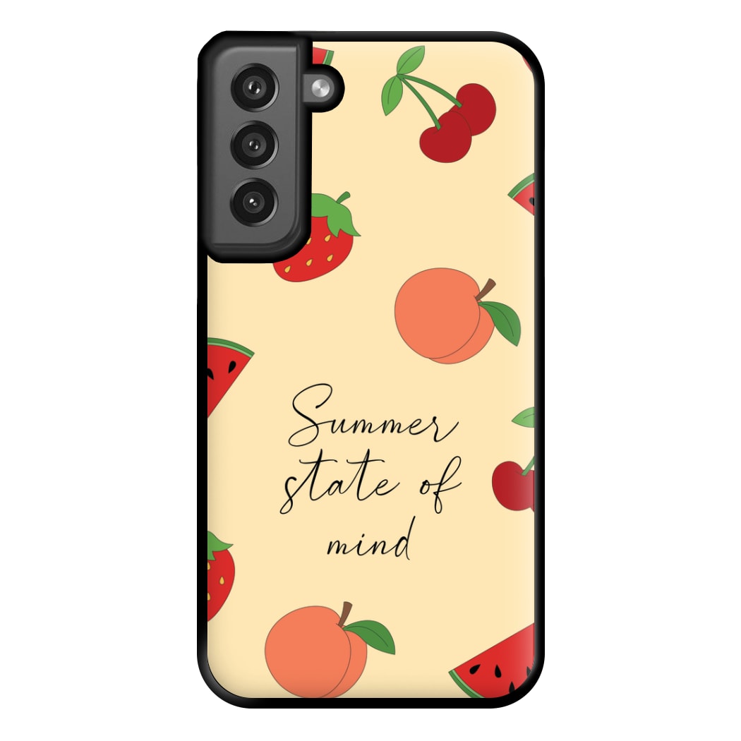 Summer State Of Mind Fruits Pattern Phone Case for Galaxy S21FE