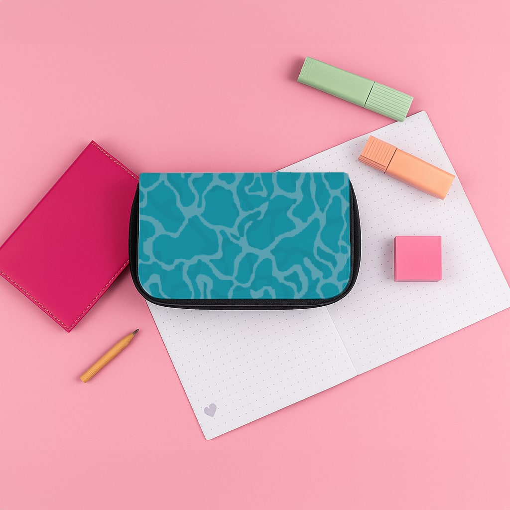 Living My Best Life Water Pattern Pencil Case
