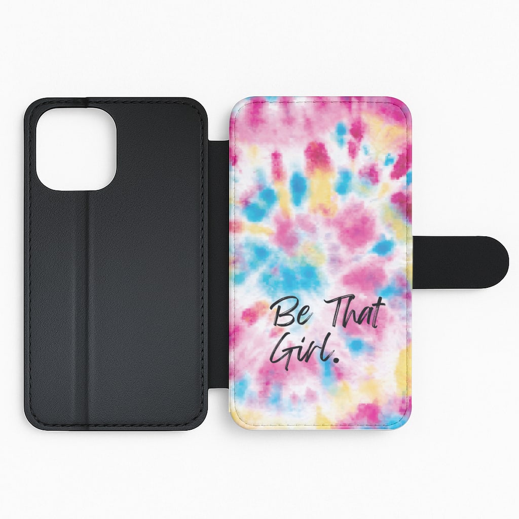 Tie Die Be That Girl Flip Phone Case