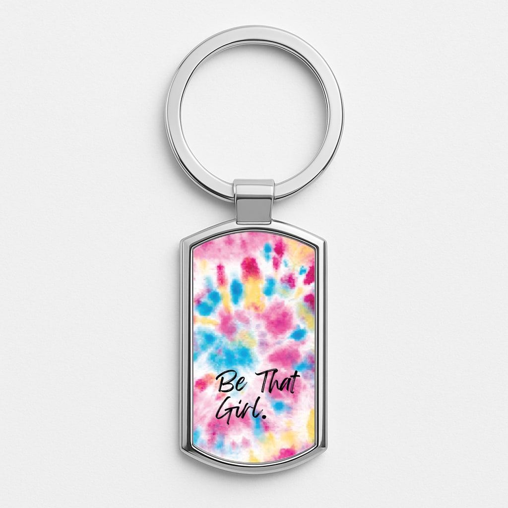 Tie Die Be That Girl Luxury Keyring