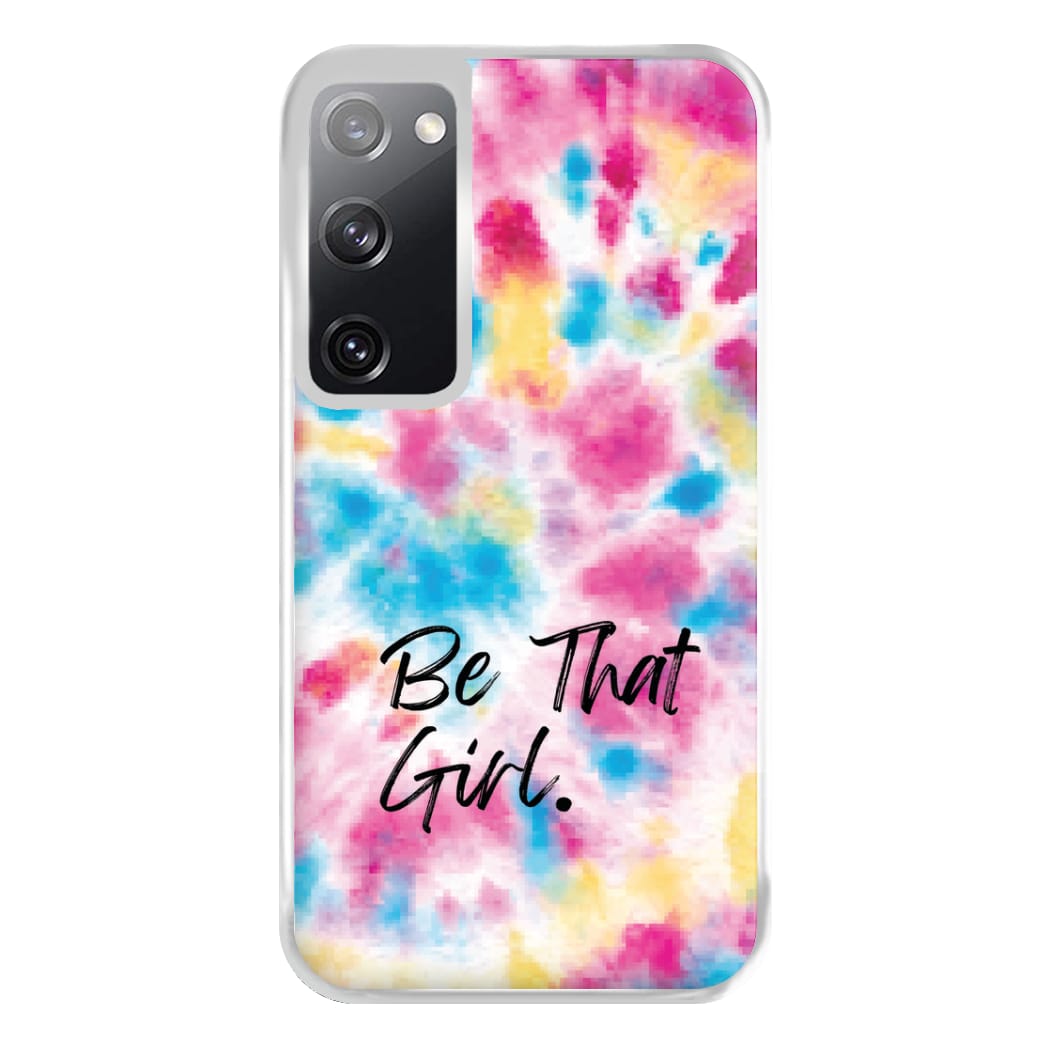Tie Die Be That Girl Phone Case for Galaxy S20