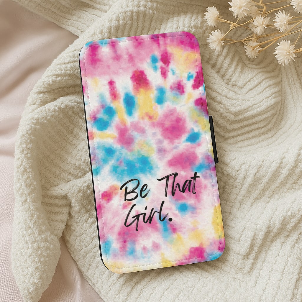 Tie Die Be That Girl Wallet Phone Case