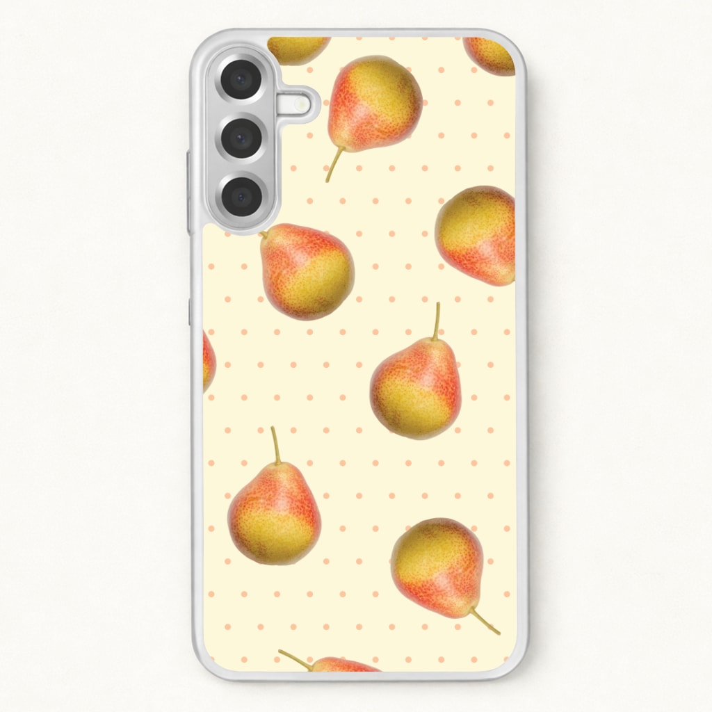 Pears And Polka Dots Pattern Phone Case for Galaxy A37