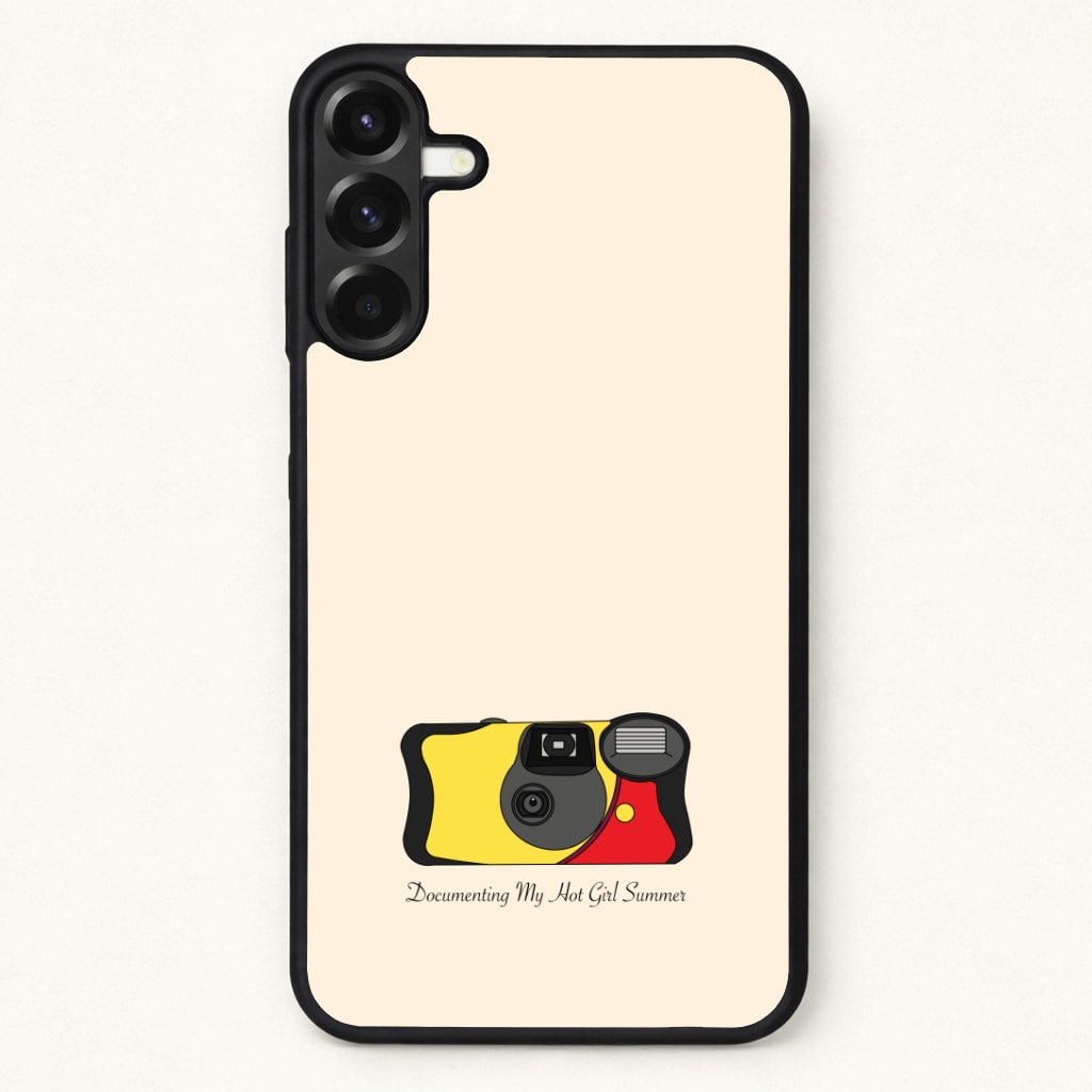 Documenting My Hot Girl Summer Camera Phone Case for Galaxy A17