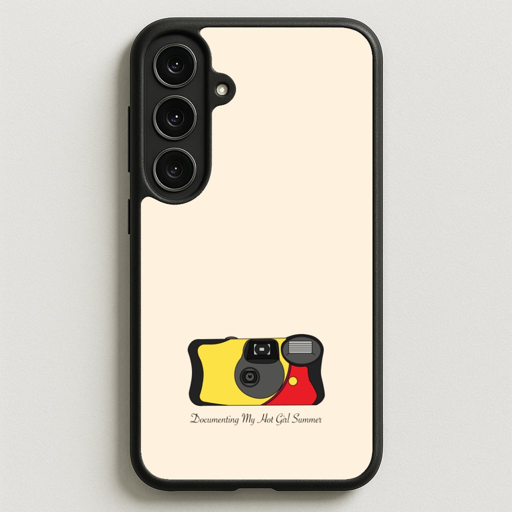 Documenting My Hot Girl Summer Camera Phone Case for Galaxy S25FE