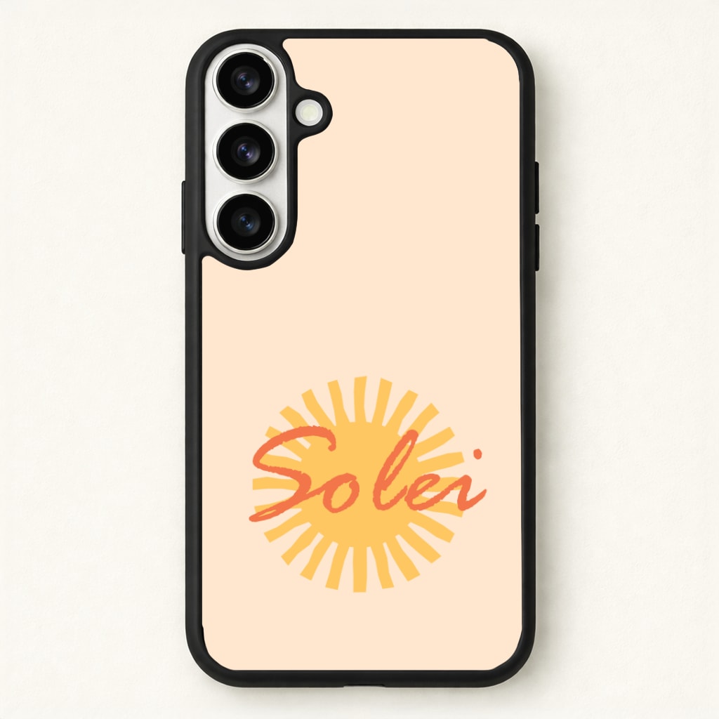Abstract Sun Solei Phone Case for Galaxy S26 Plus